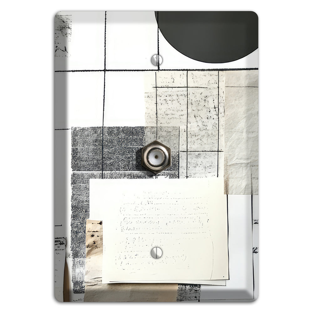 Paper & Memory Cable Wallplate