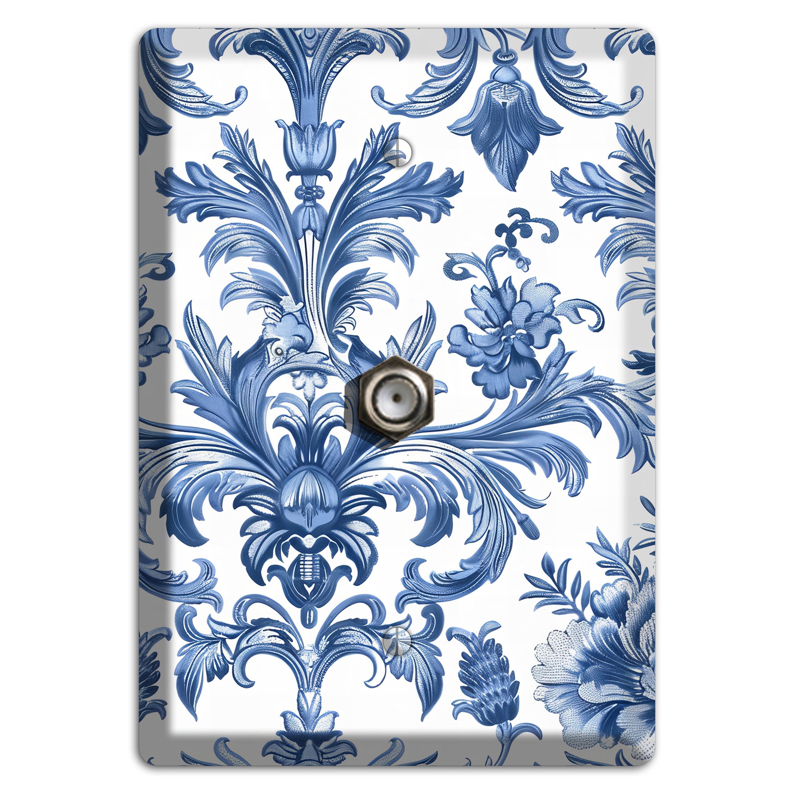 Porcelain Garden Reverie Cable Wallplate