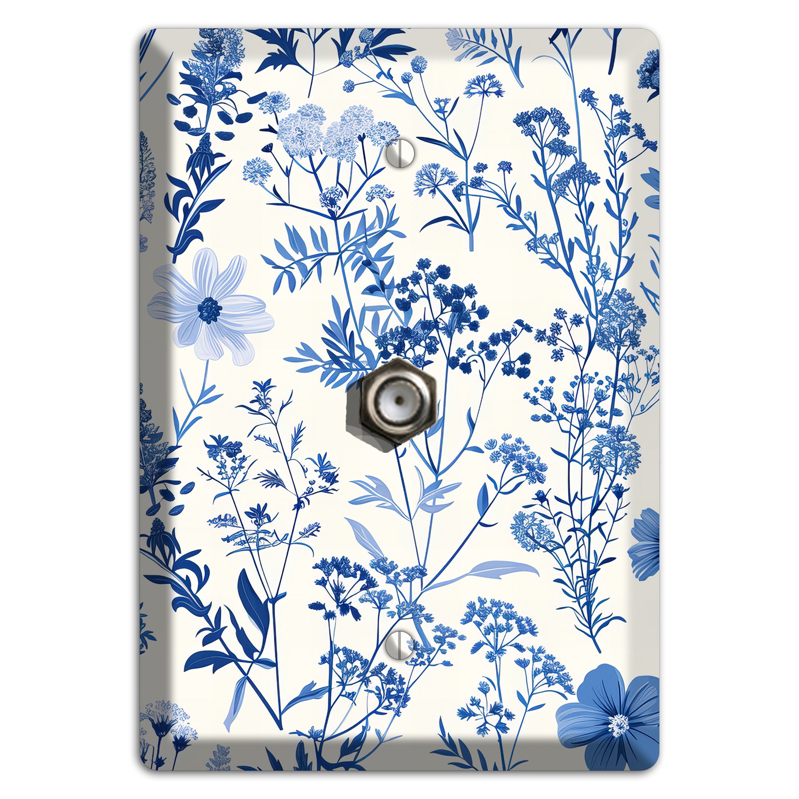 Meadow in Monochrome Cable Wallplate