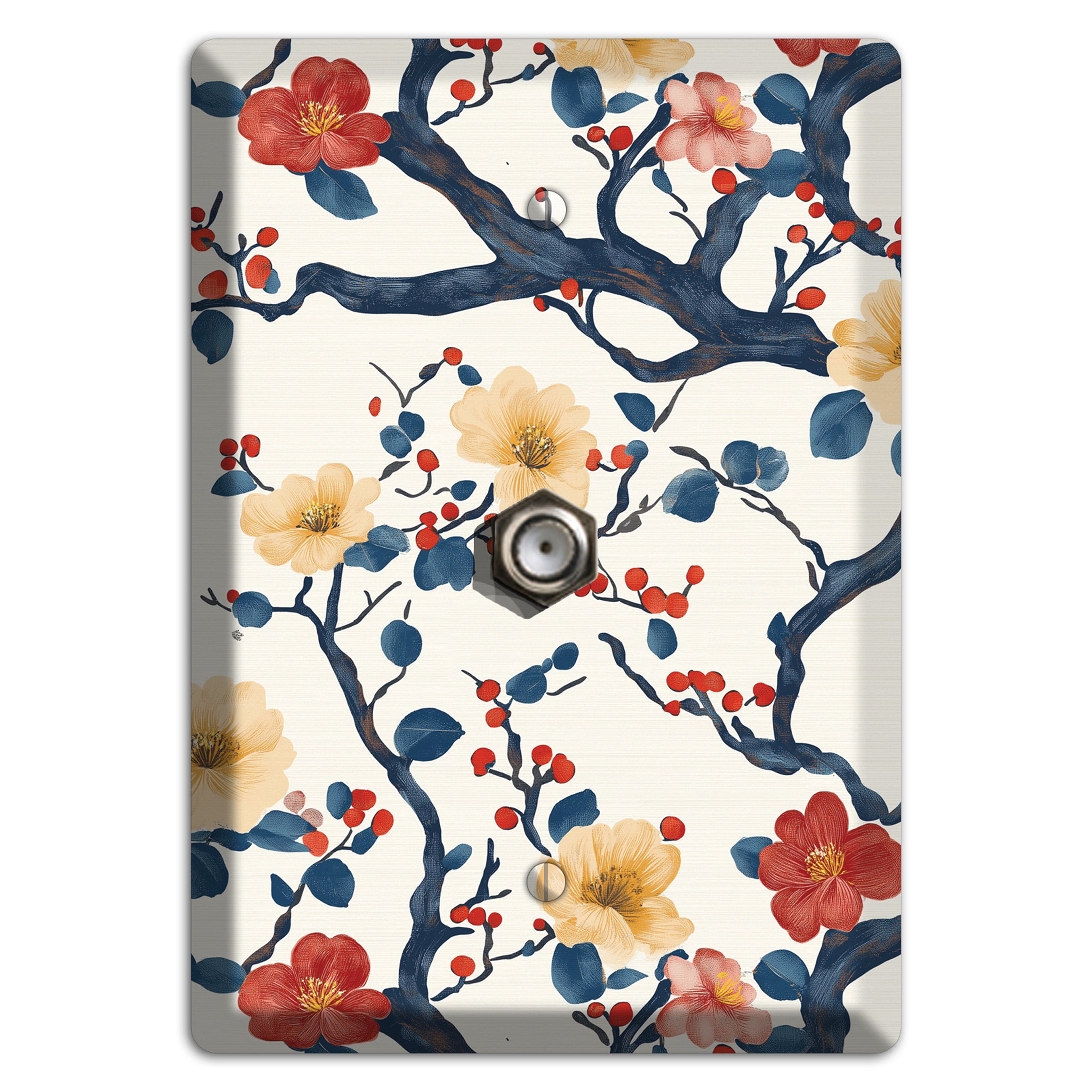 Berry Branch Reverie Cable Wallplate