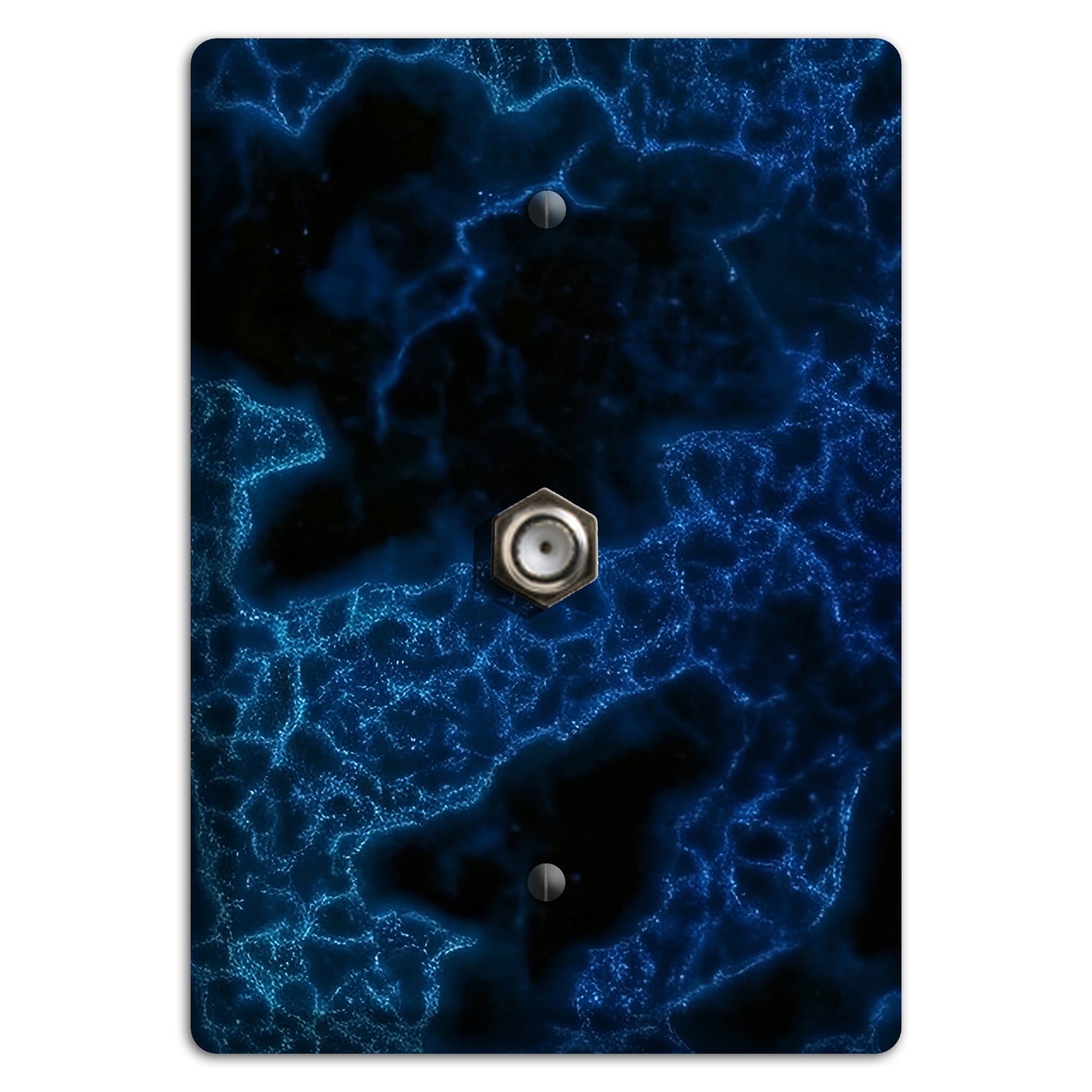 Midnight Marble Cable Wallplate