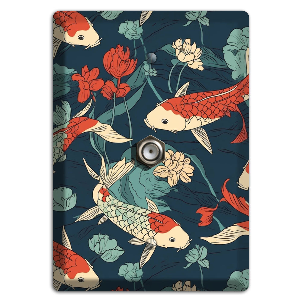 Koi & Lotus Drift Cable Wallplate