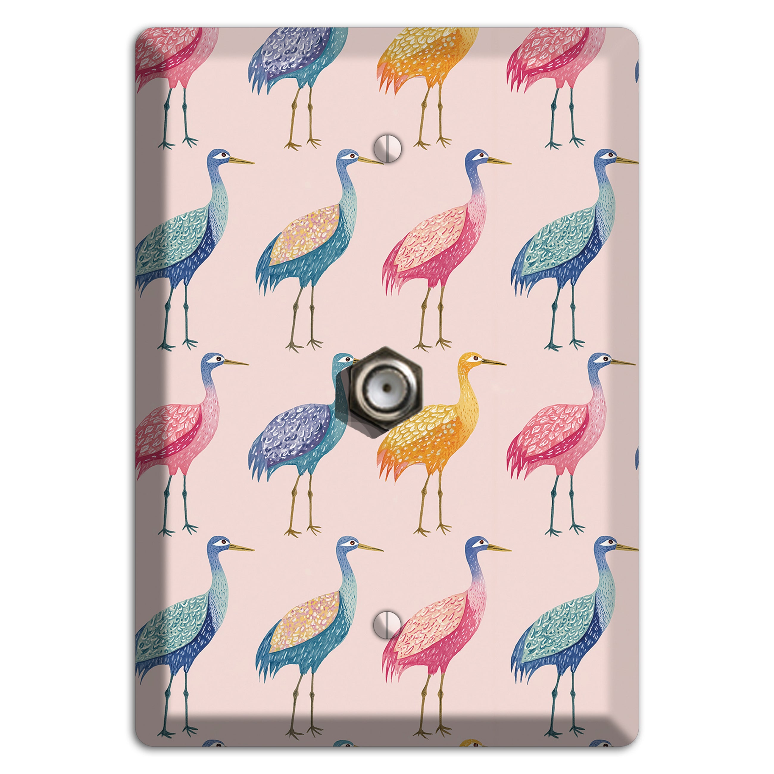 Rainbow Marsh Parade Cable Wallplate