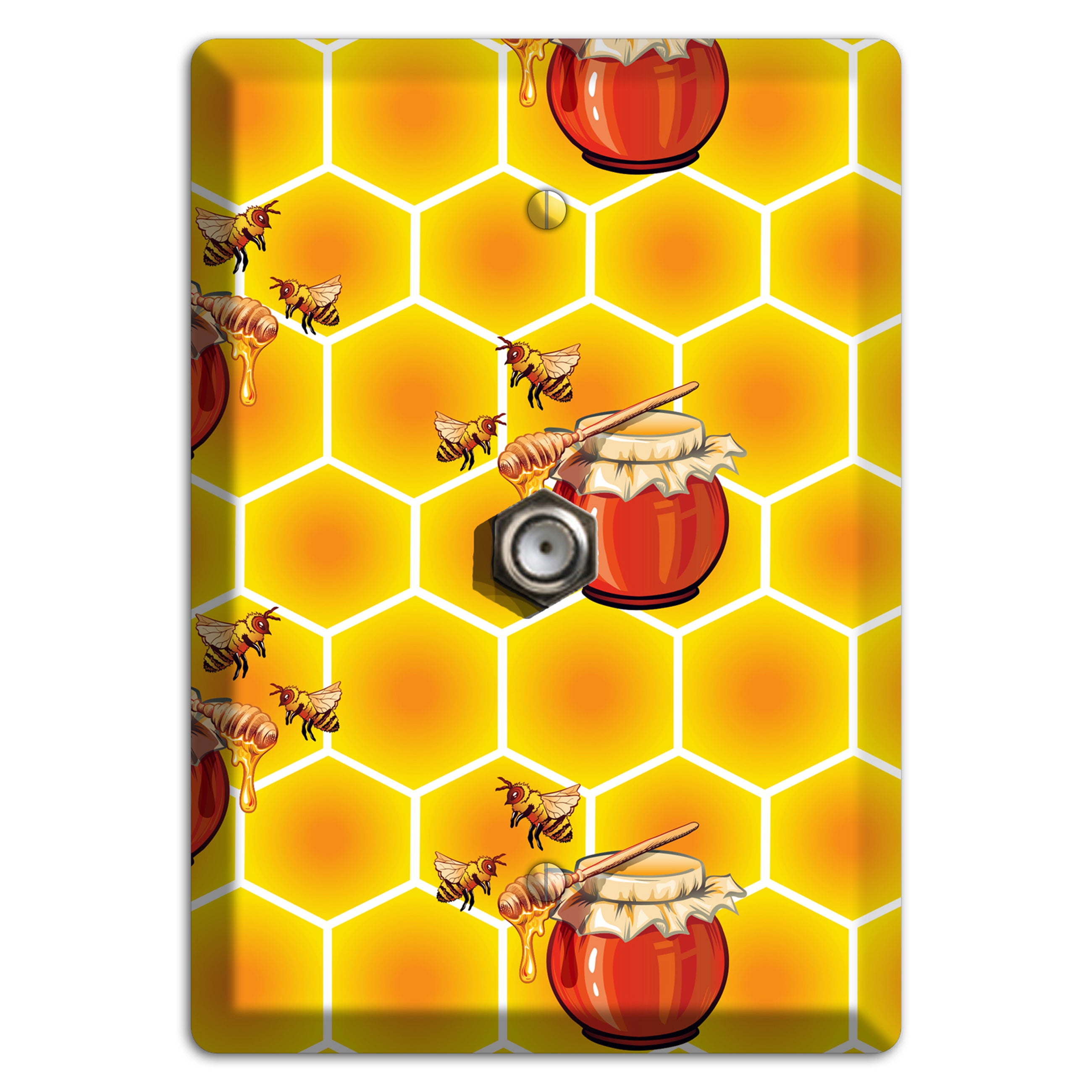 Harvest Season Repeating Cable Wallplate