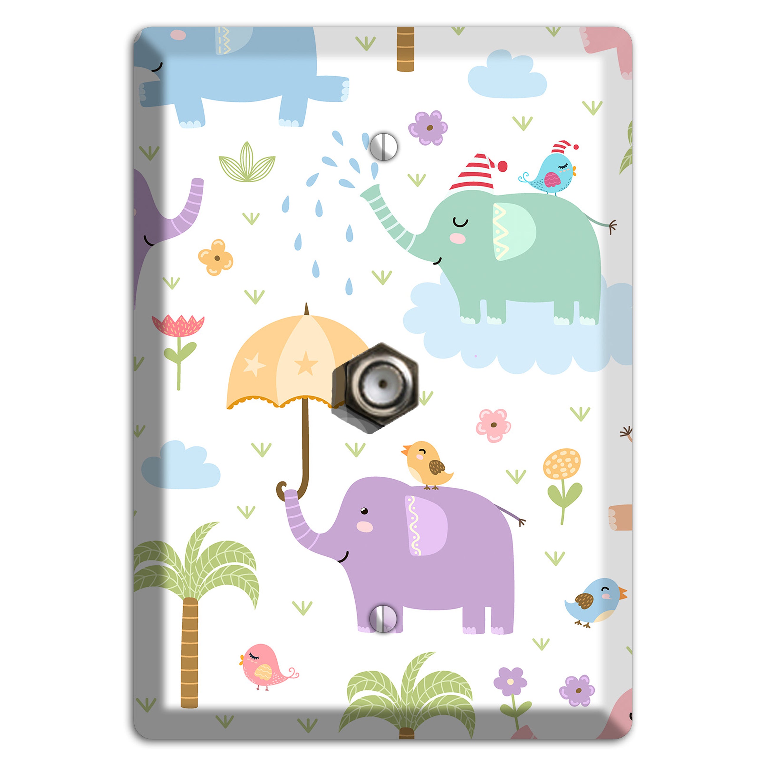 Elephant Dreams Cable Wallplate