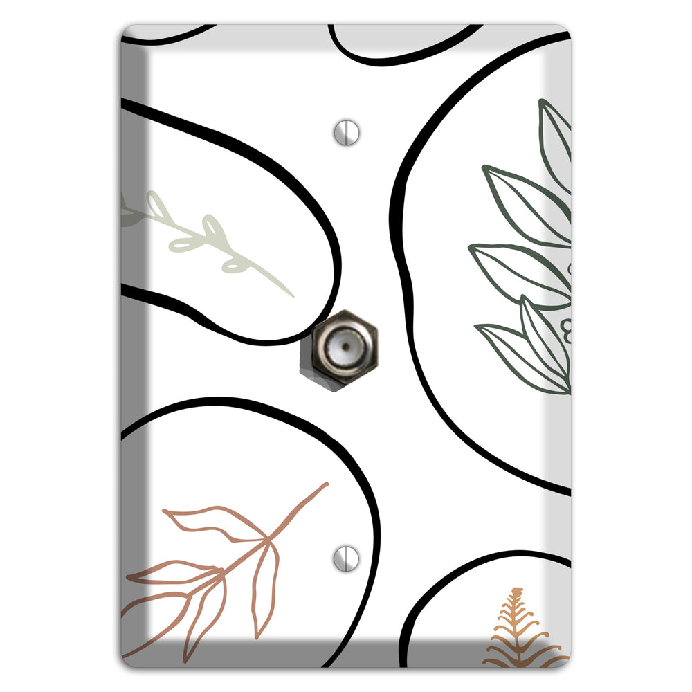 Pressed & Preserved Cable Wallplate