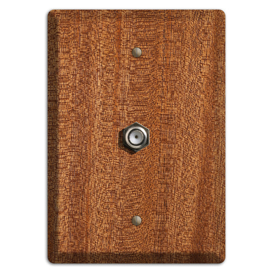 Mahogany Wood Cable Hardware with Plate