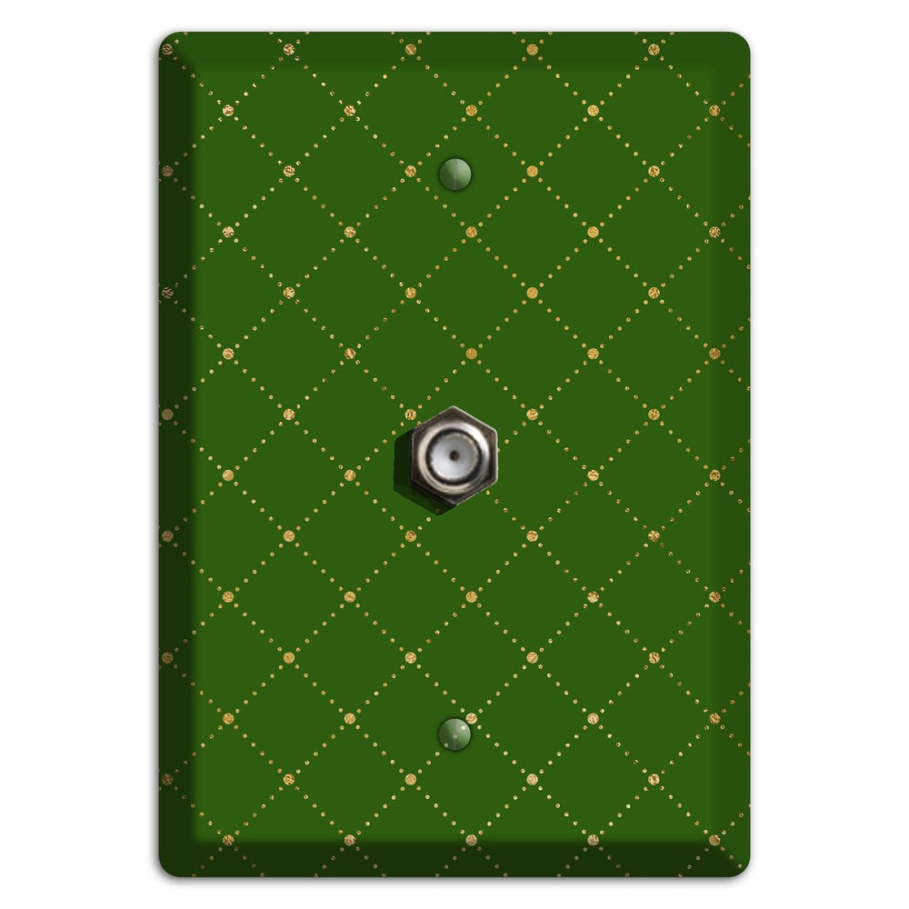 Beaded Lattice Cable Wallplate