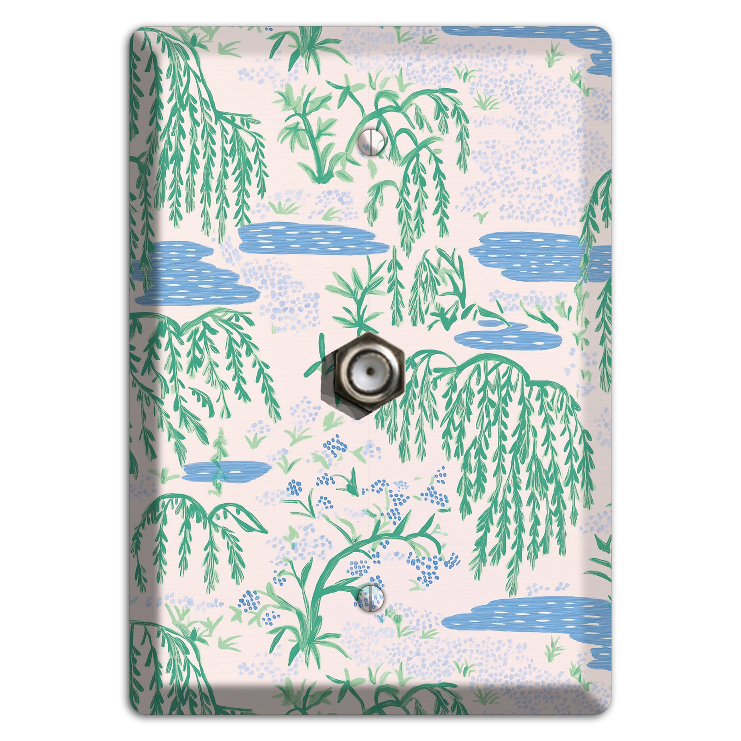 Willow & Still Water Cable Wallplate