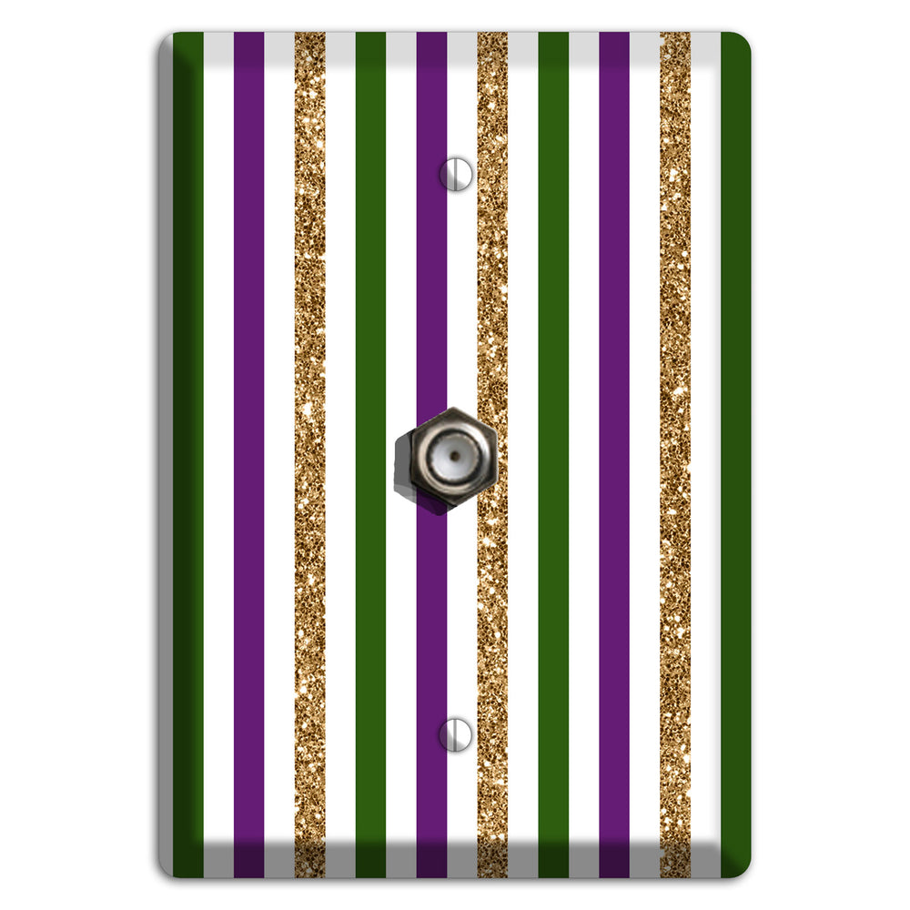 Carnival Stripes: Lumi√®re Cable Wallplate