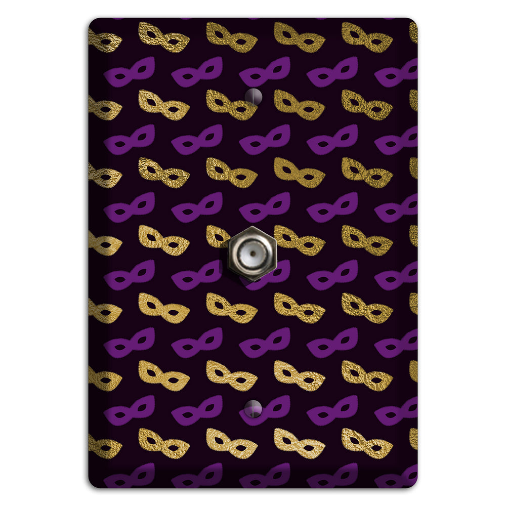 Midnight Masque Cable Wallplate