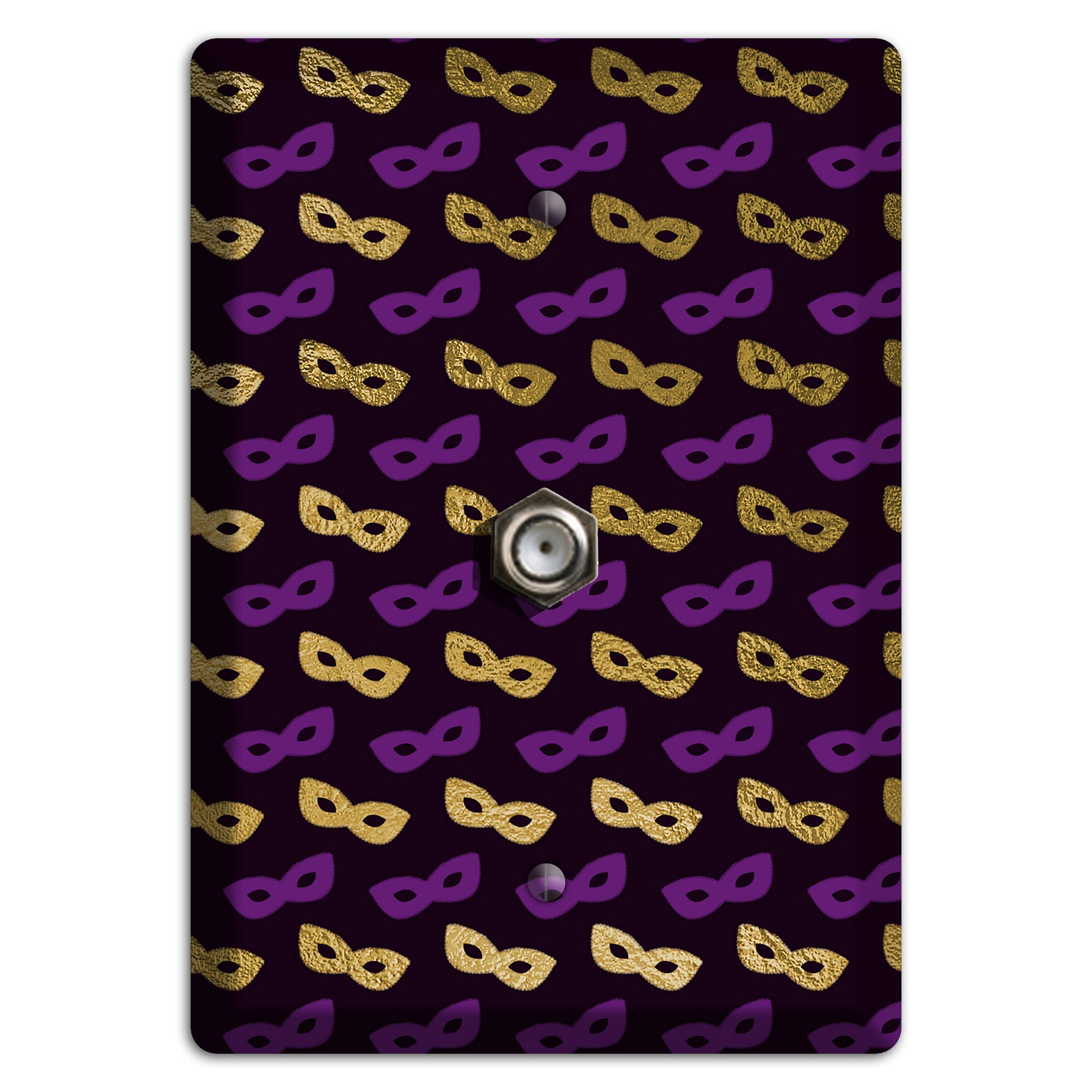 Midnight Masque Cable Wallplate