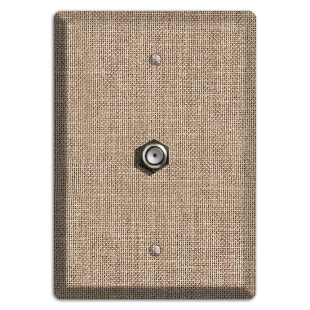 Linen Shore Cable Wallplate