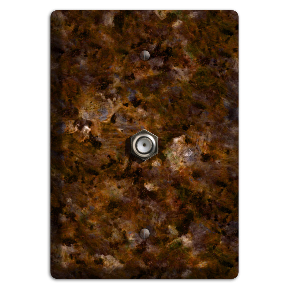 Baltic Green Granite Cable Wallplate