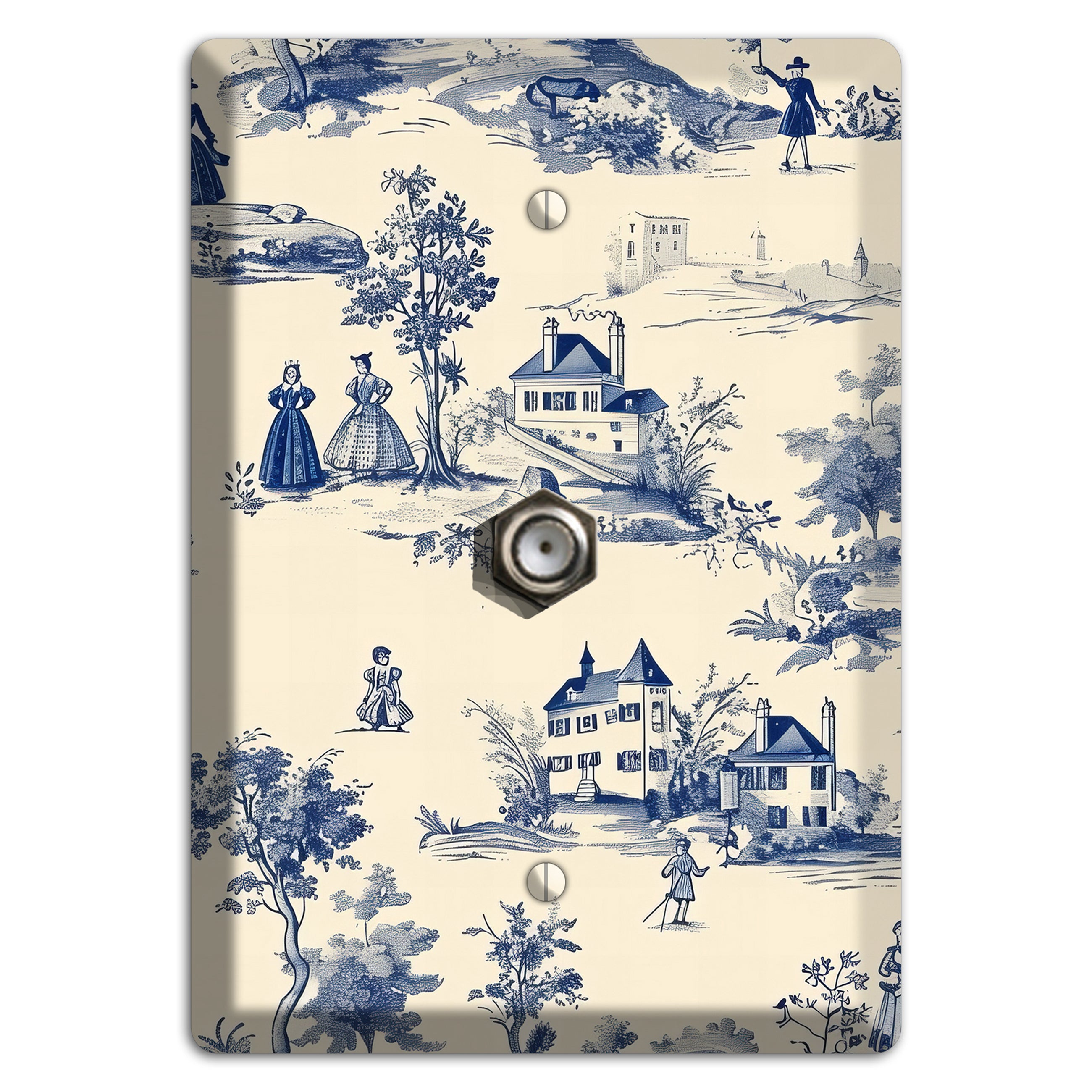 Pastoral Letter Cable Wallplate