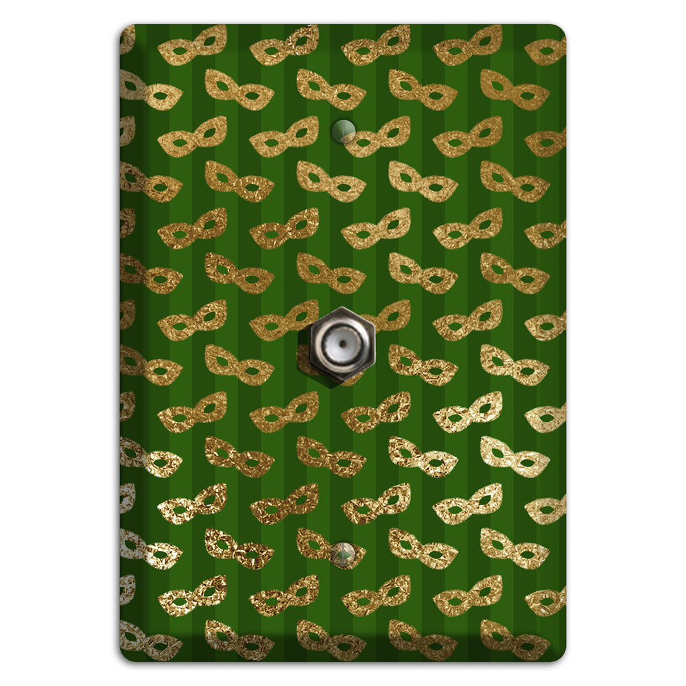 Golden Disguise Cable Wallplate