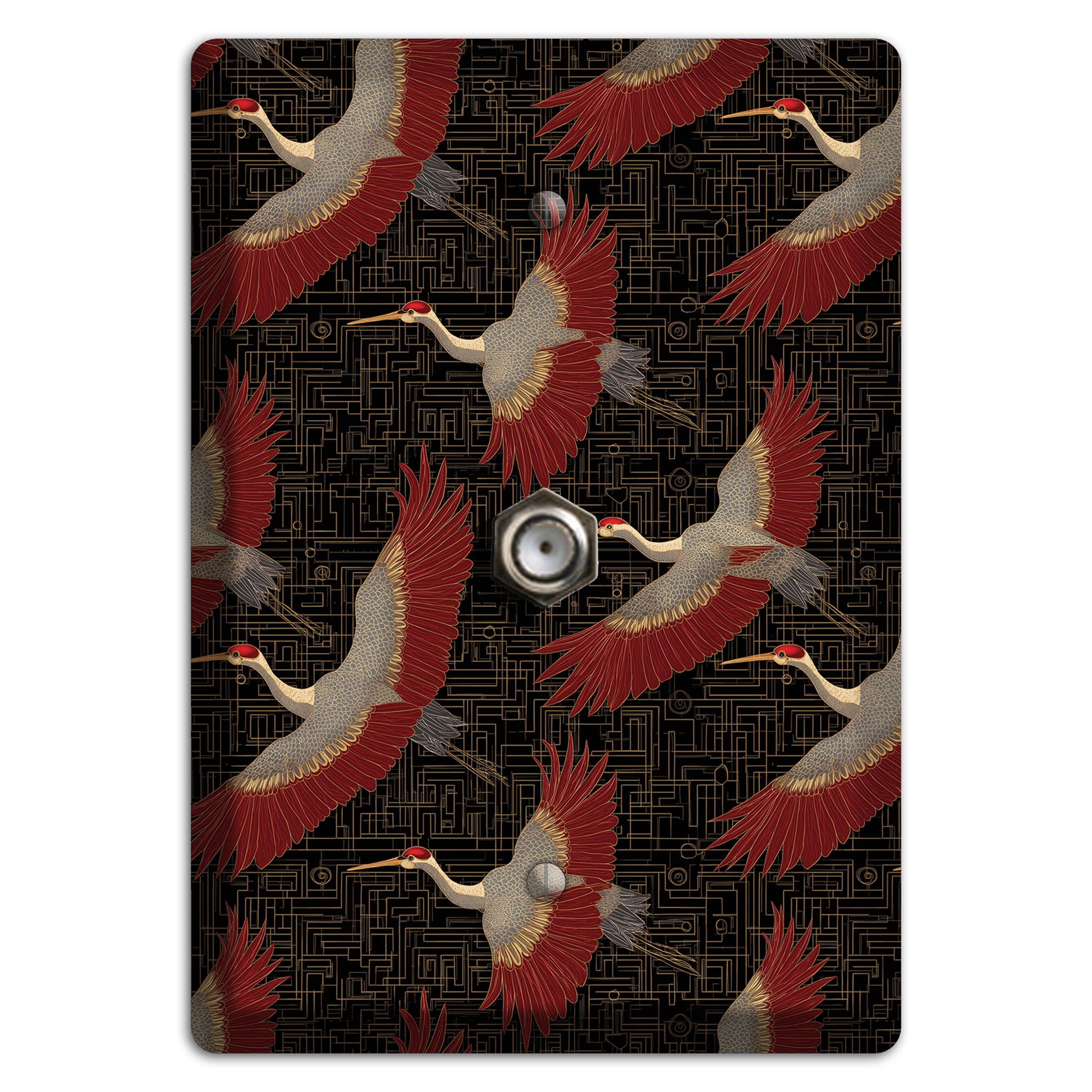 Scarlet Circuit Flight Cable Wallplate