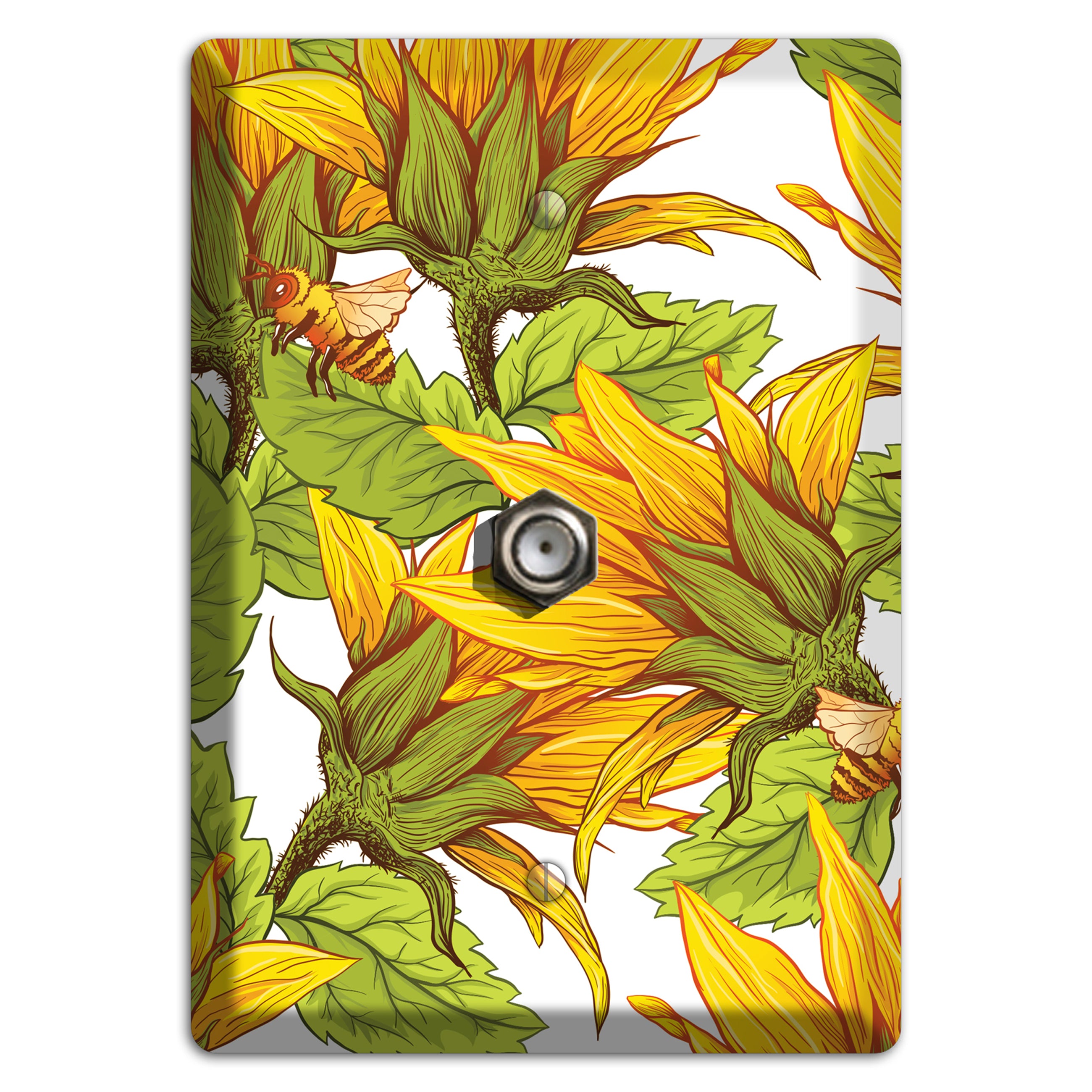 Pollen & Wings Cable Wallplate