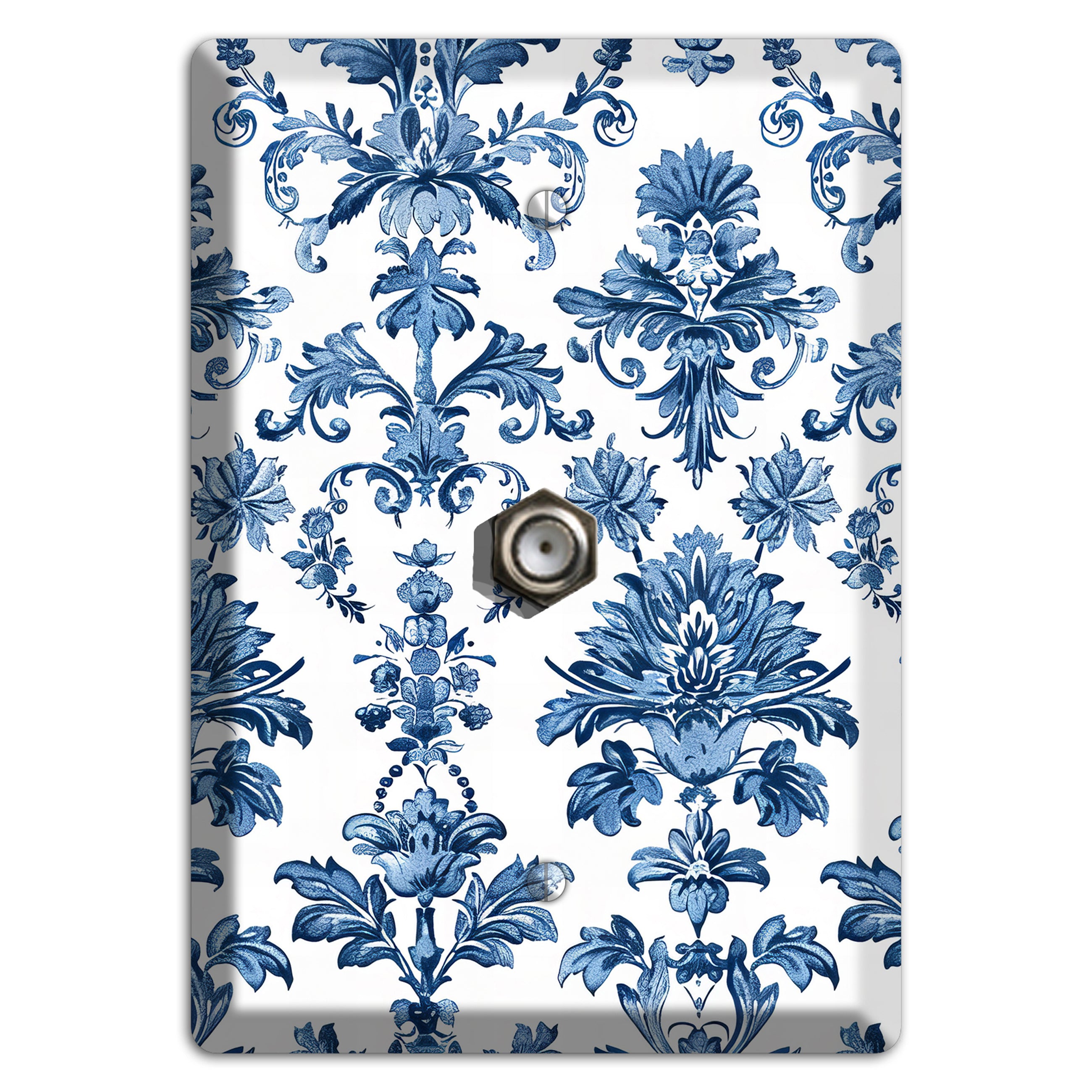 Damask Reverie Cable Wallplate
