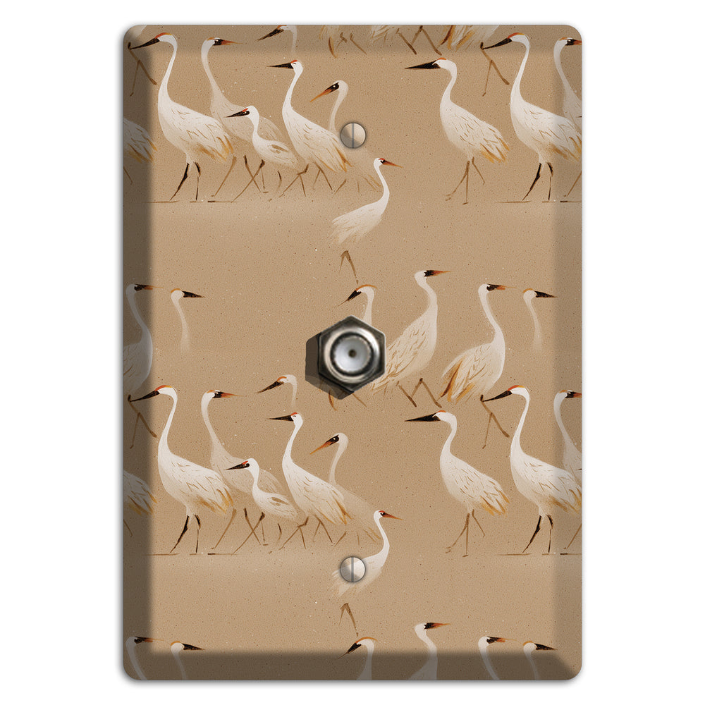Sandy Shore Gathering Cable Wallplate