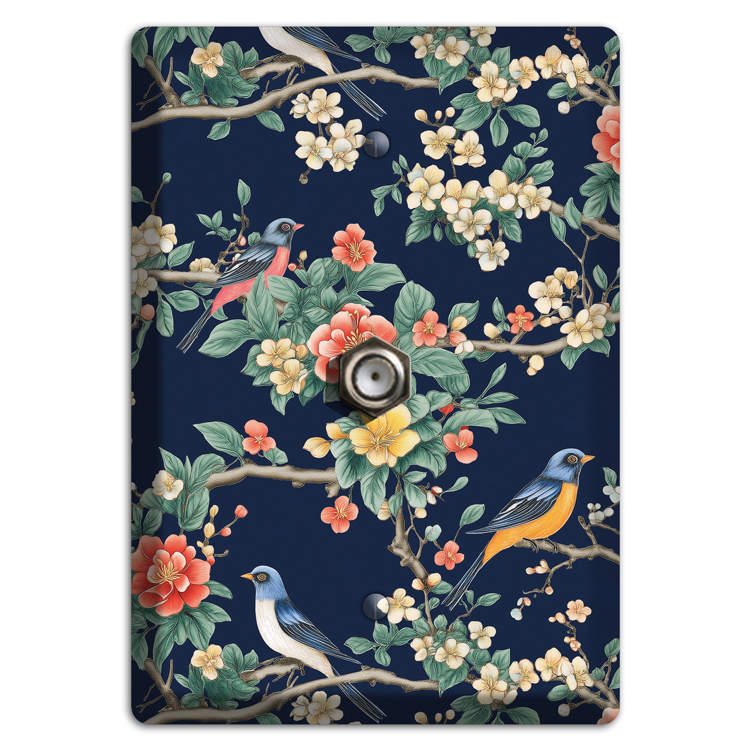 Songbirds & Blossoms Cable Wallplate