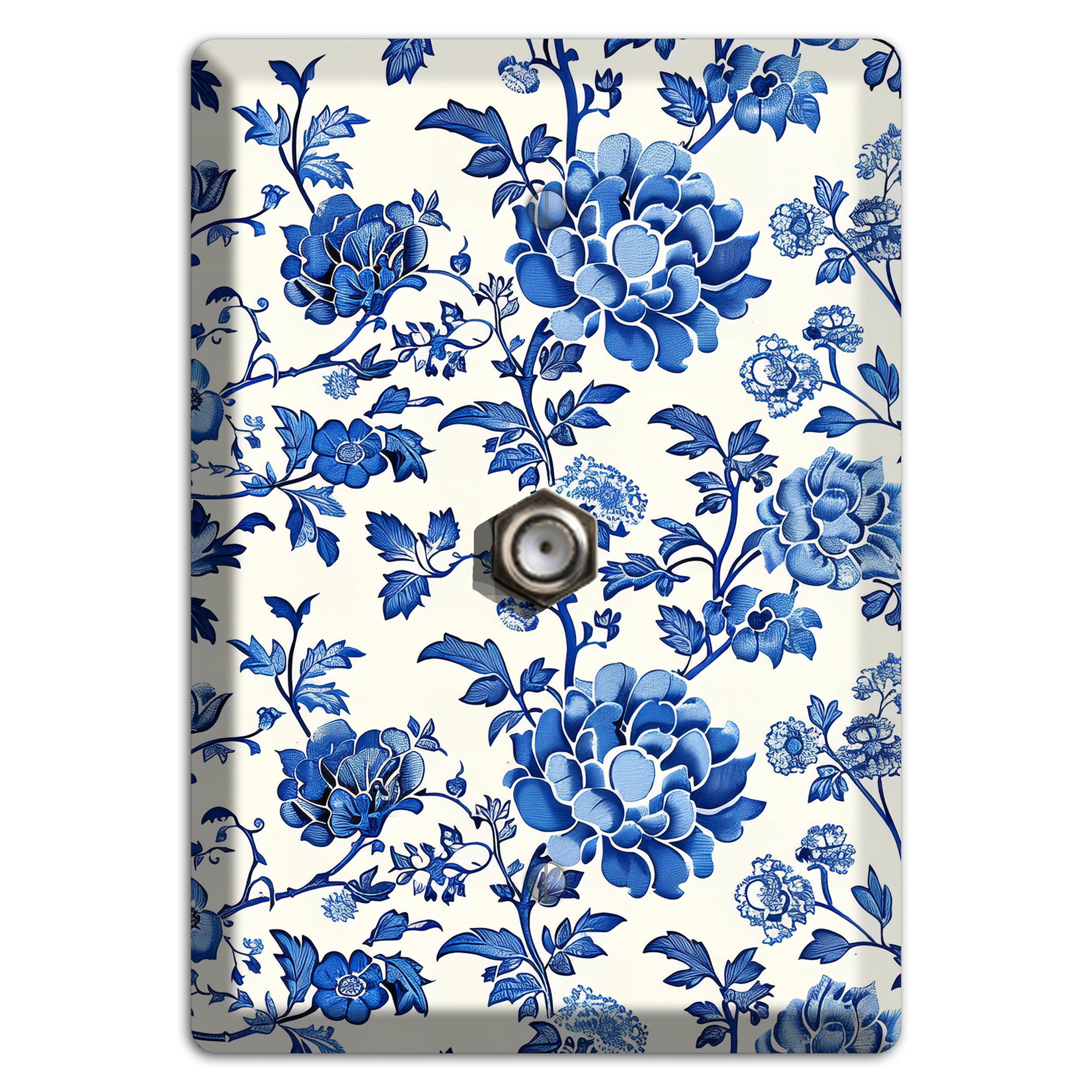 Porcelain Garden Reverie Cable Wallplate