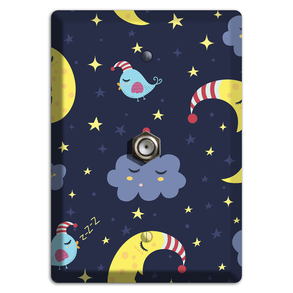 Sleepy Skies Cable Wallplate