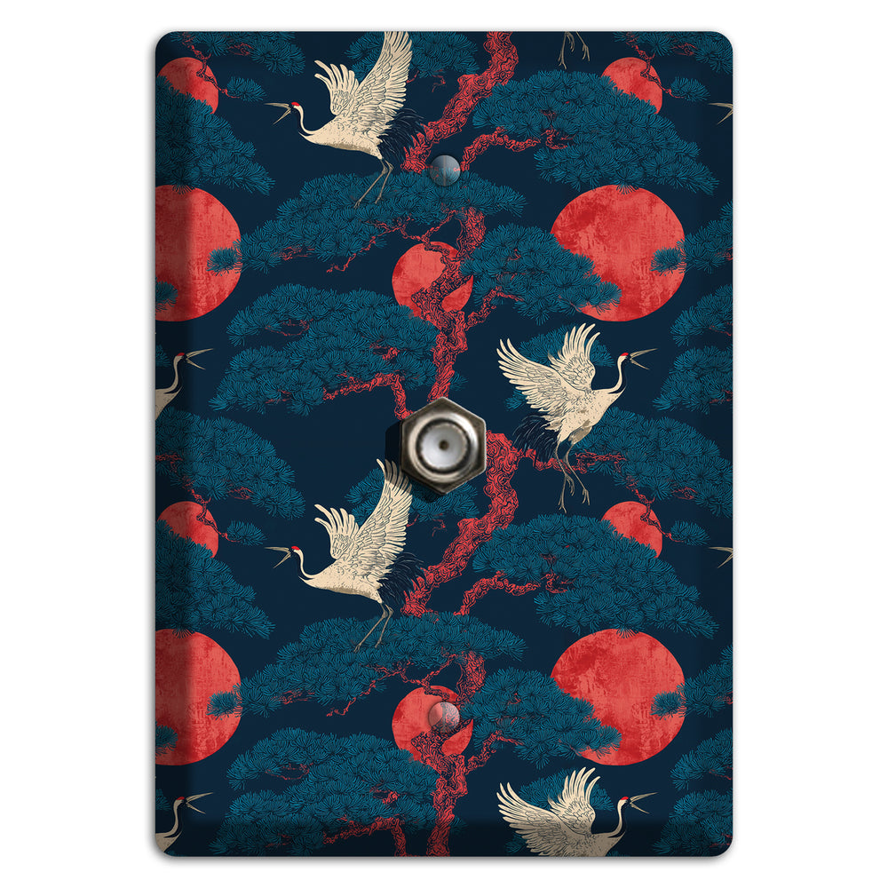 Cobalt Moon Passage Cable Wallplate