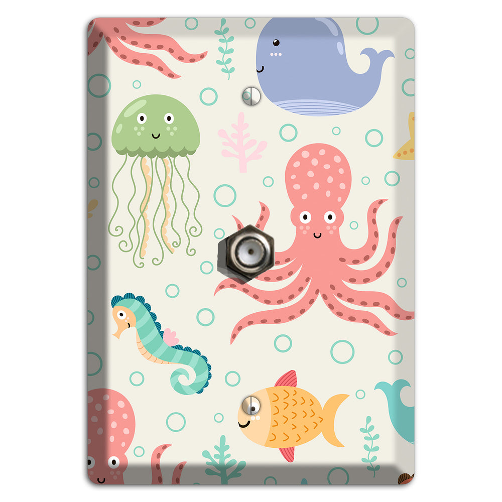 Ocean Buddies Cable Wallplate