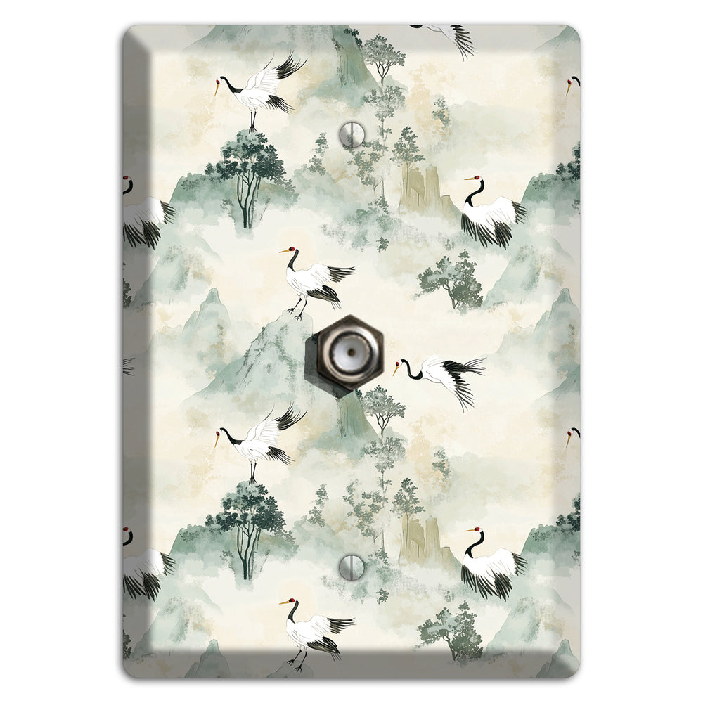 Jade Mountain Passage Cable Wallplate