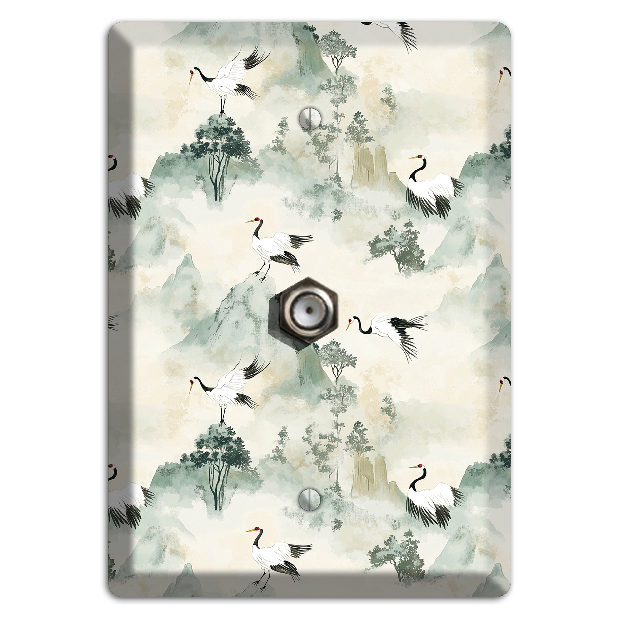 Jade Mountain Passage Cable Wallplate