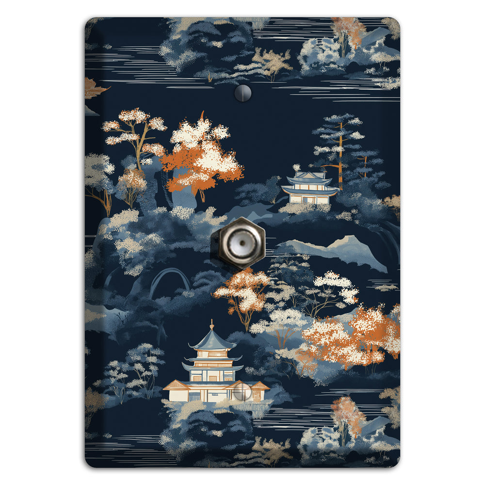 Jade Lantern Dusk Cable Wallplate
