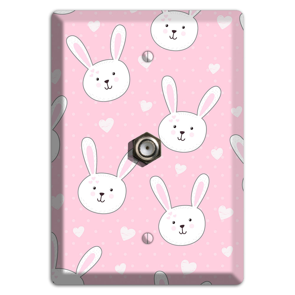 Bunny Love Cable Wallplate