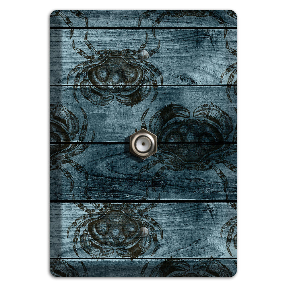 Crabby Waters Cable Wallplate