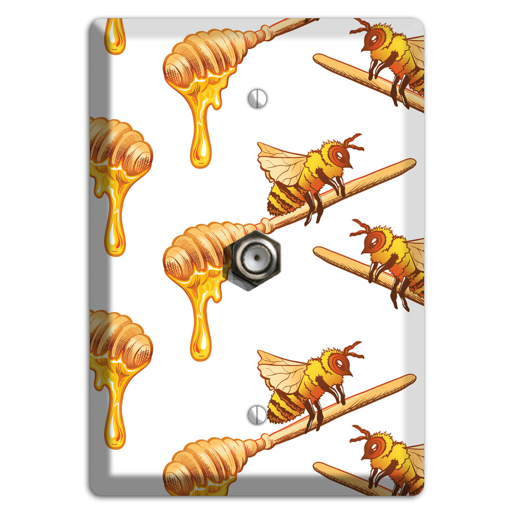 Honey Dipper Scatter Cable Wallplate