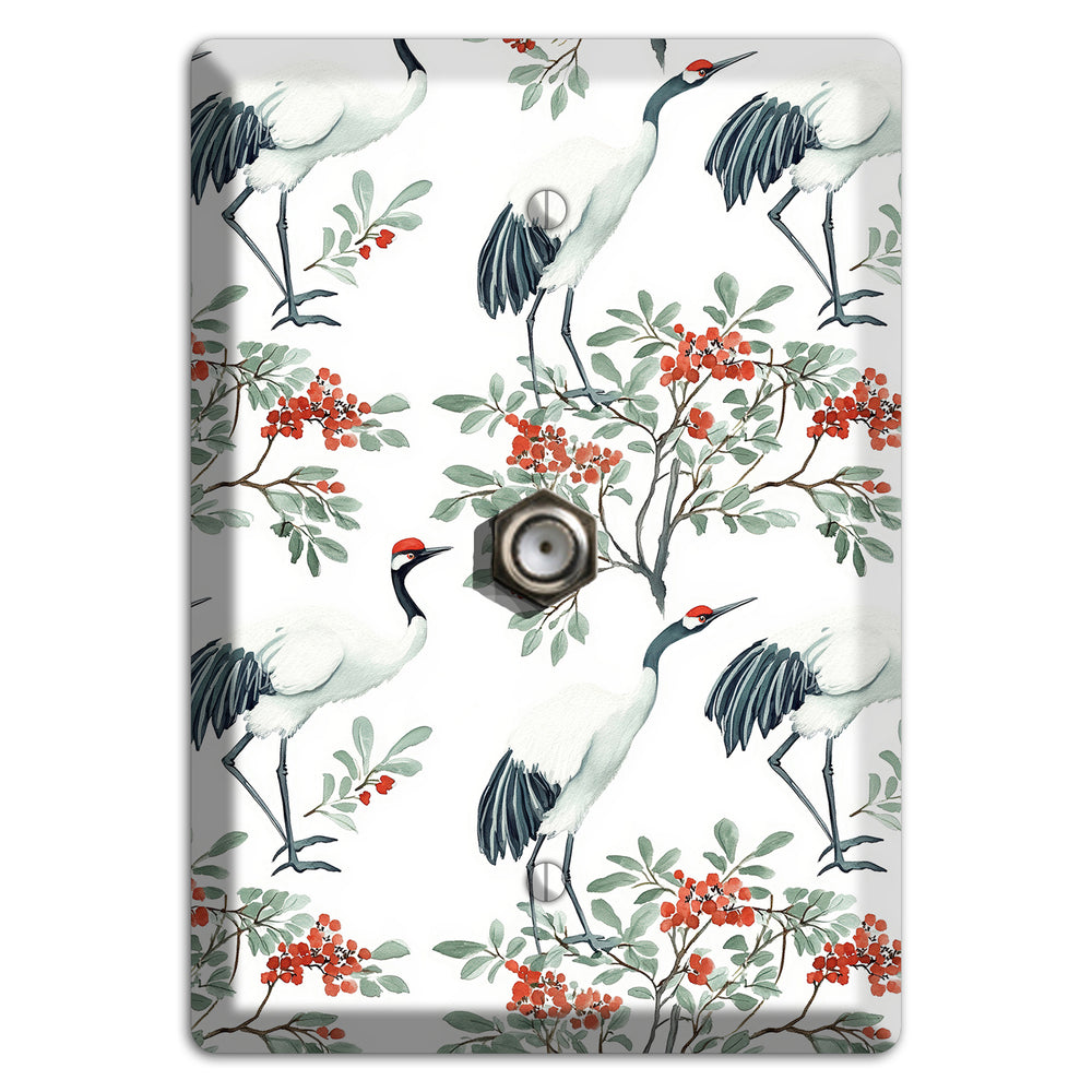 Scarlet Crown Reverie Cable Wallplate