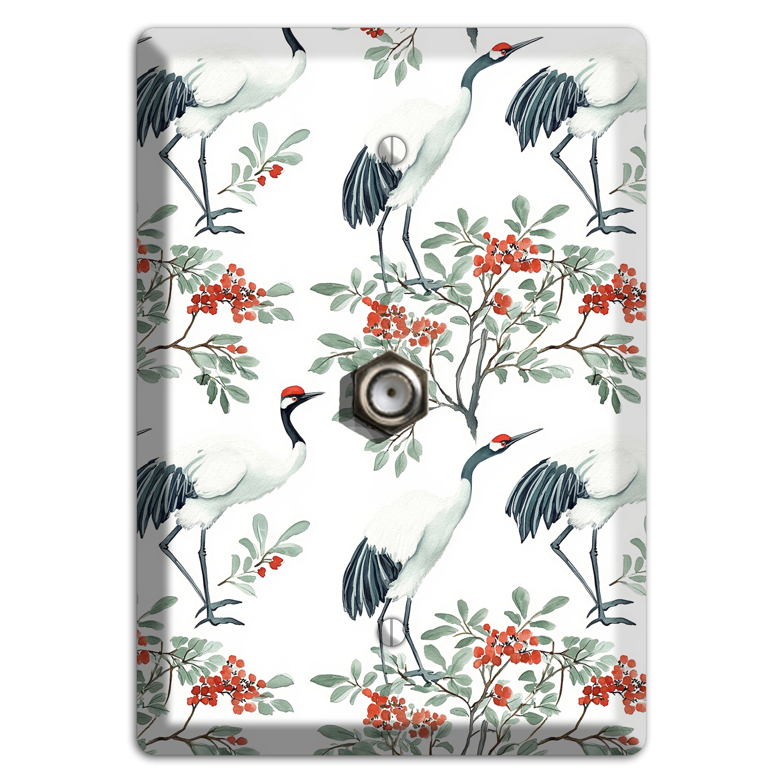 Scarlet Crown Reverie Cable Wallplate