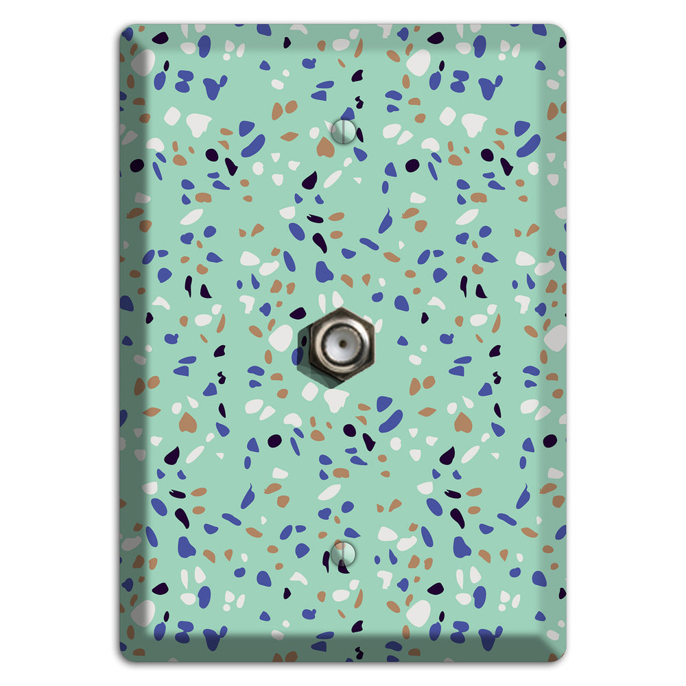 Sea Breeze Confetti Cable Wallplate