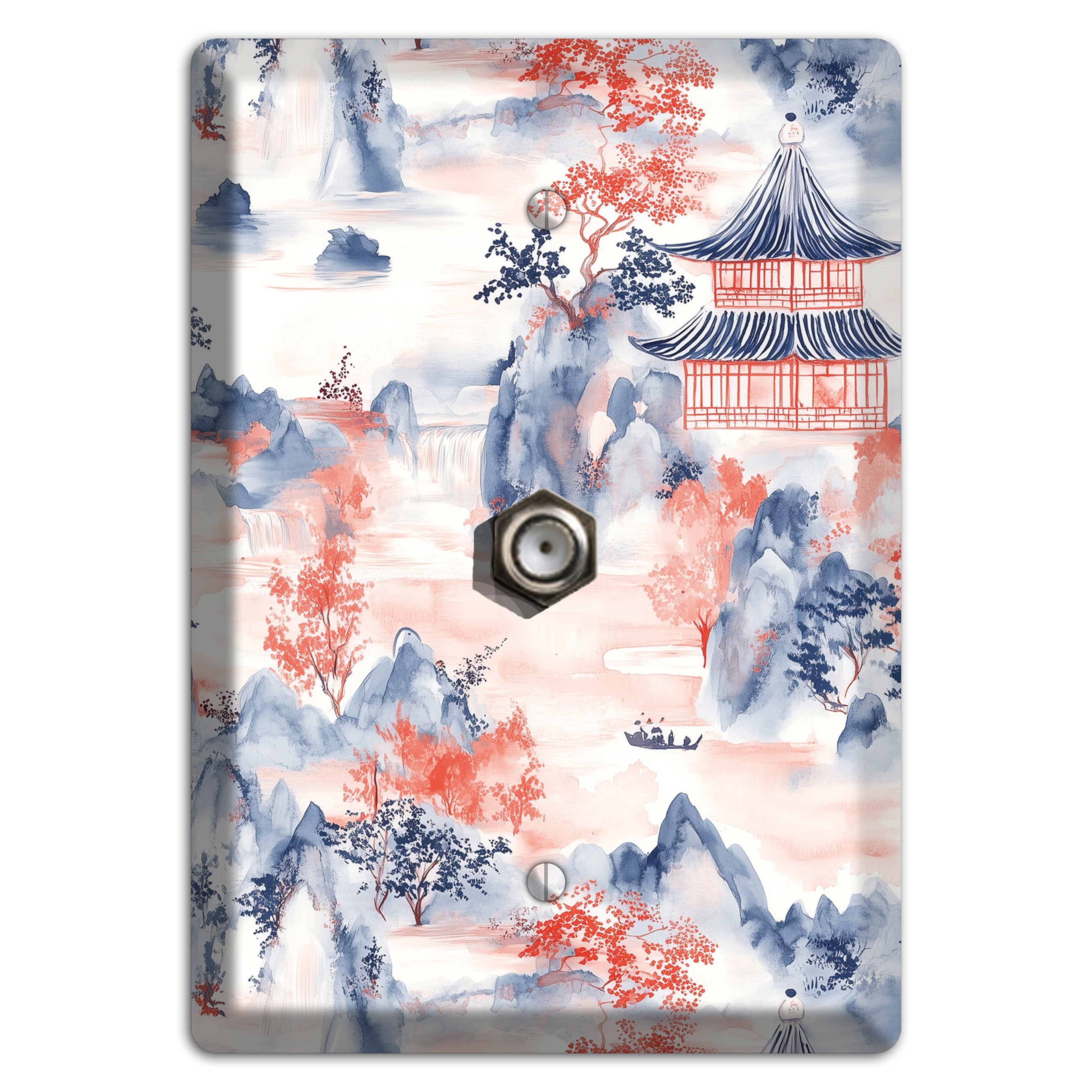 Ink & Ember Peaks Cable Wallplate