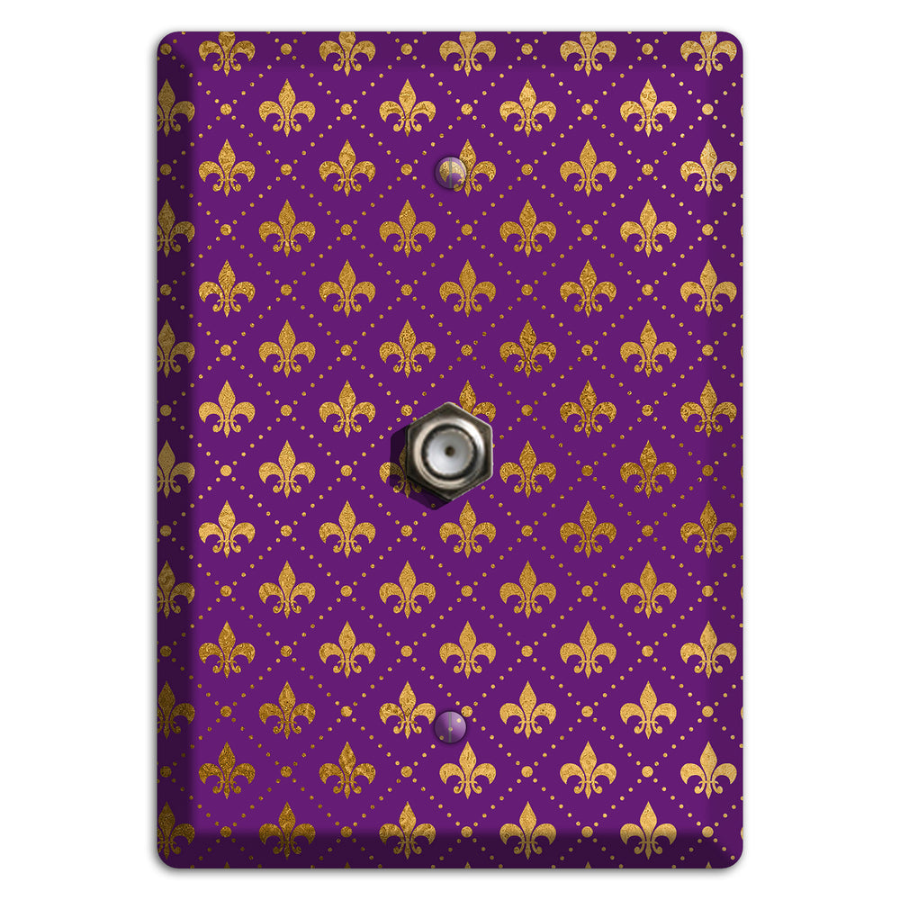 Velvet Crown Cable Wallplate