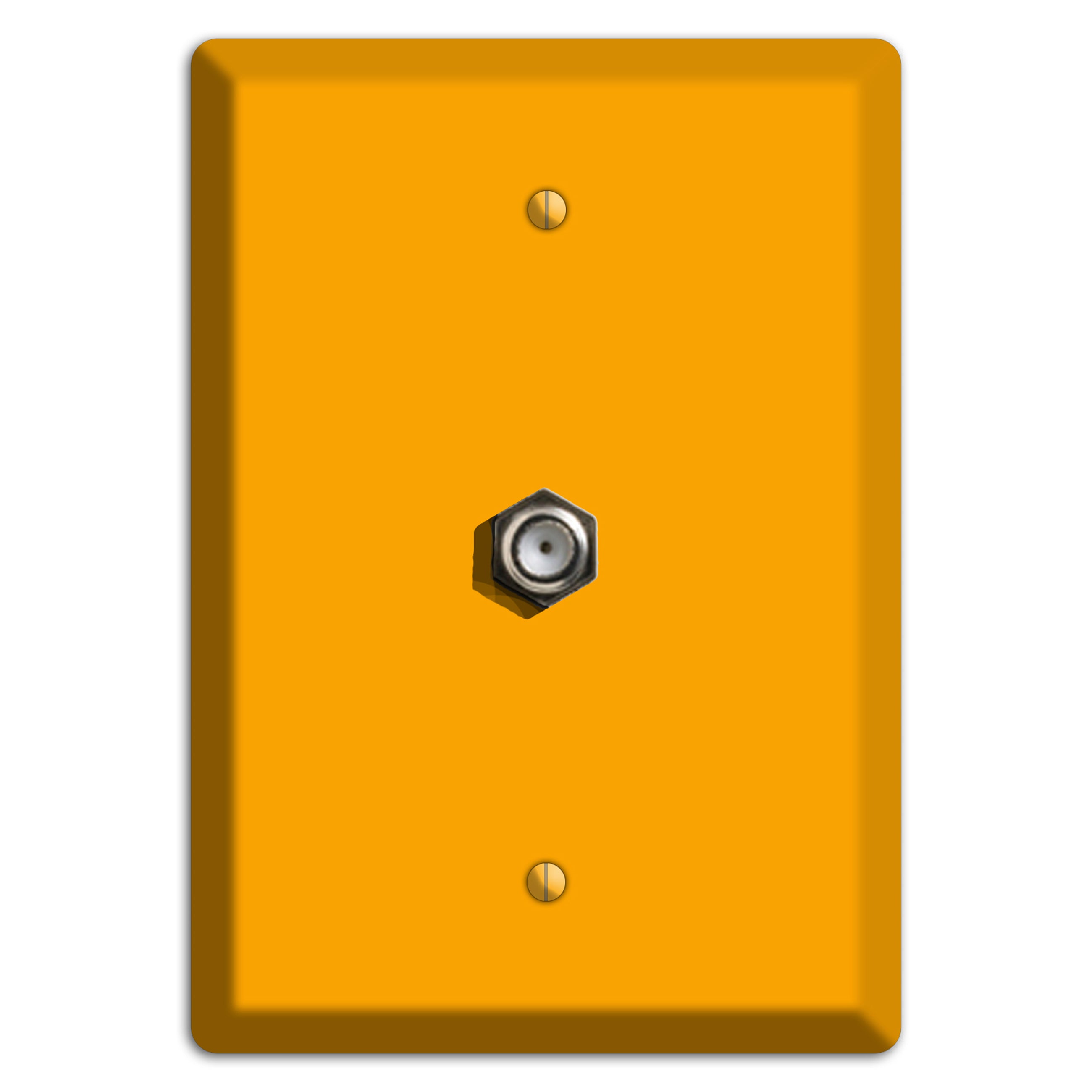 Baxter Mustard Cable Wallplate