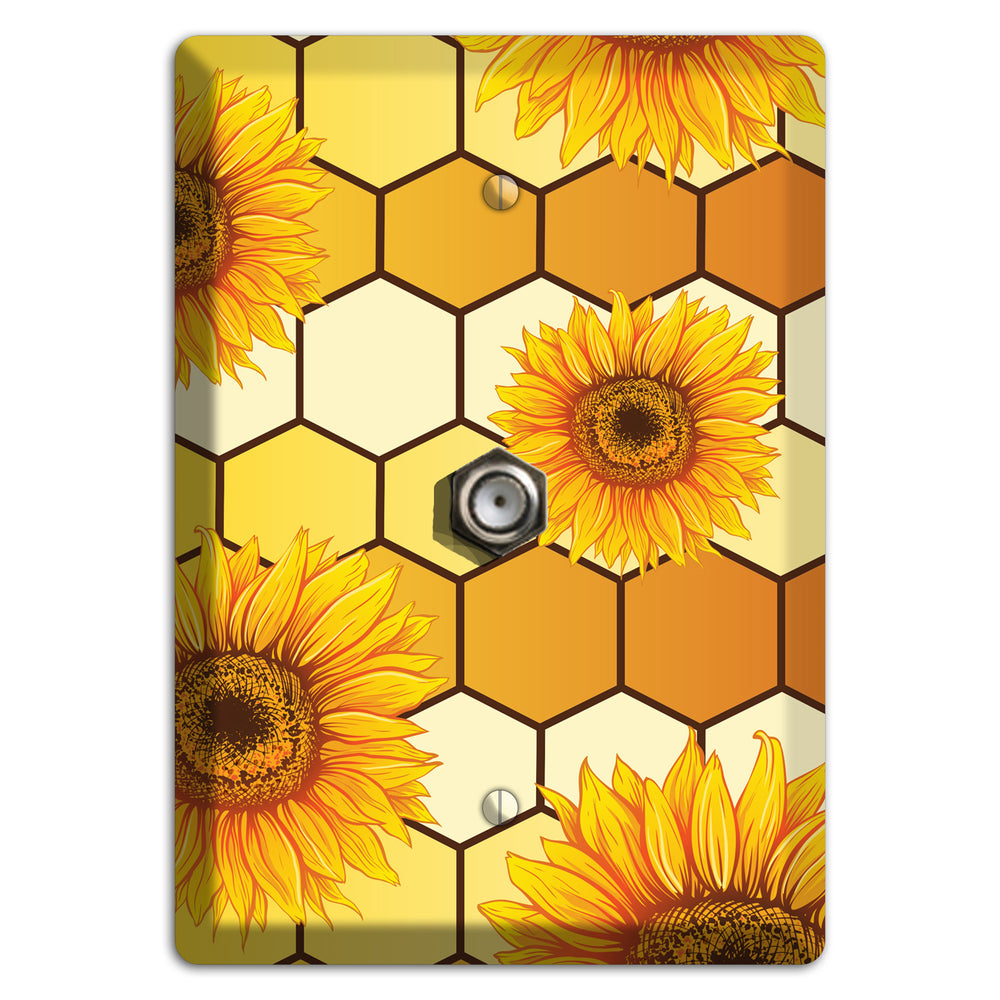 Honeycomb Solstice Cable Wallplate