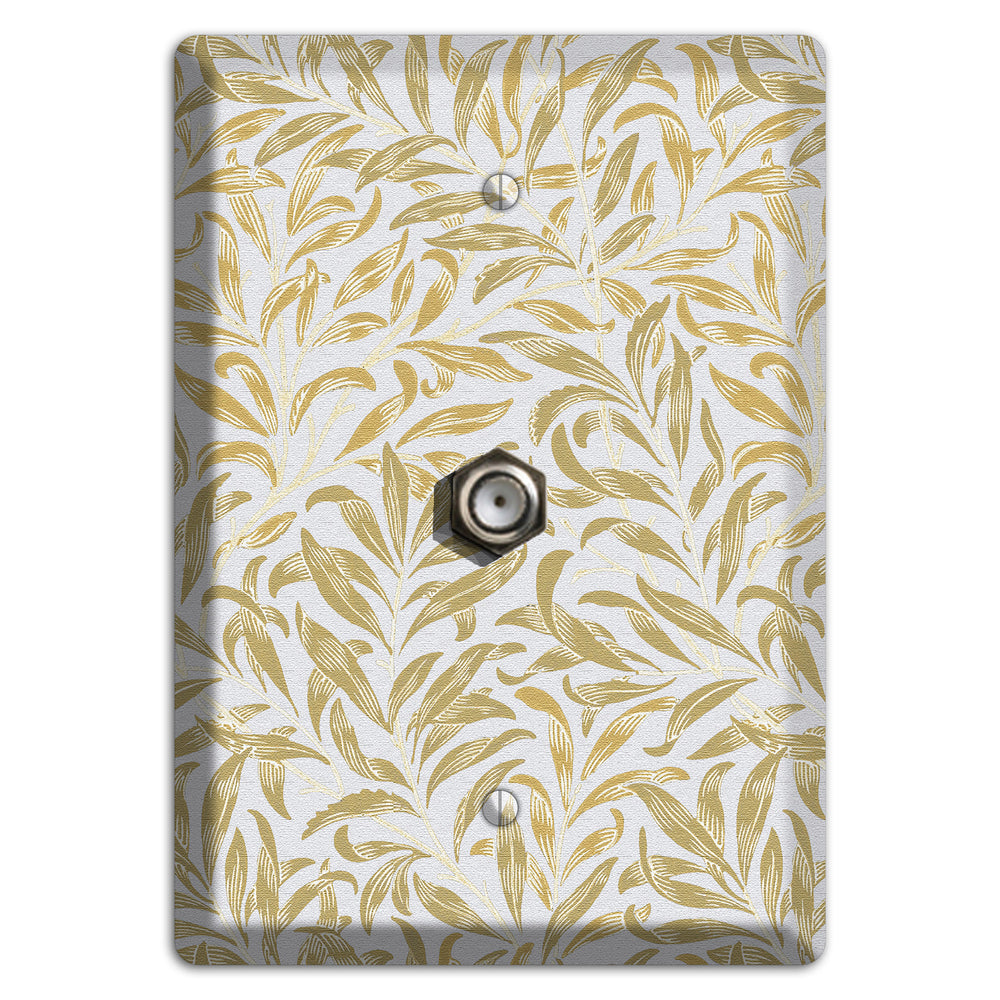 Gilded Meadow Cable Wallplate