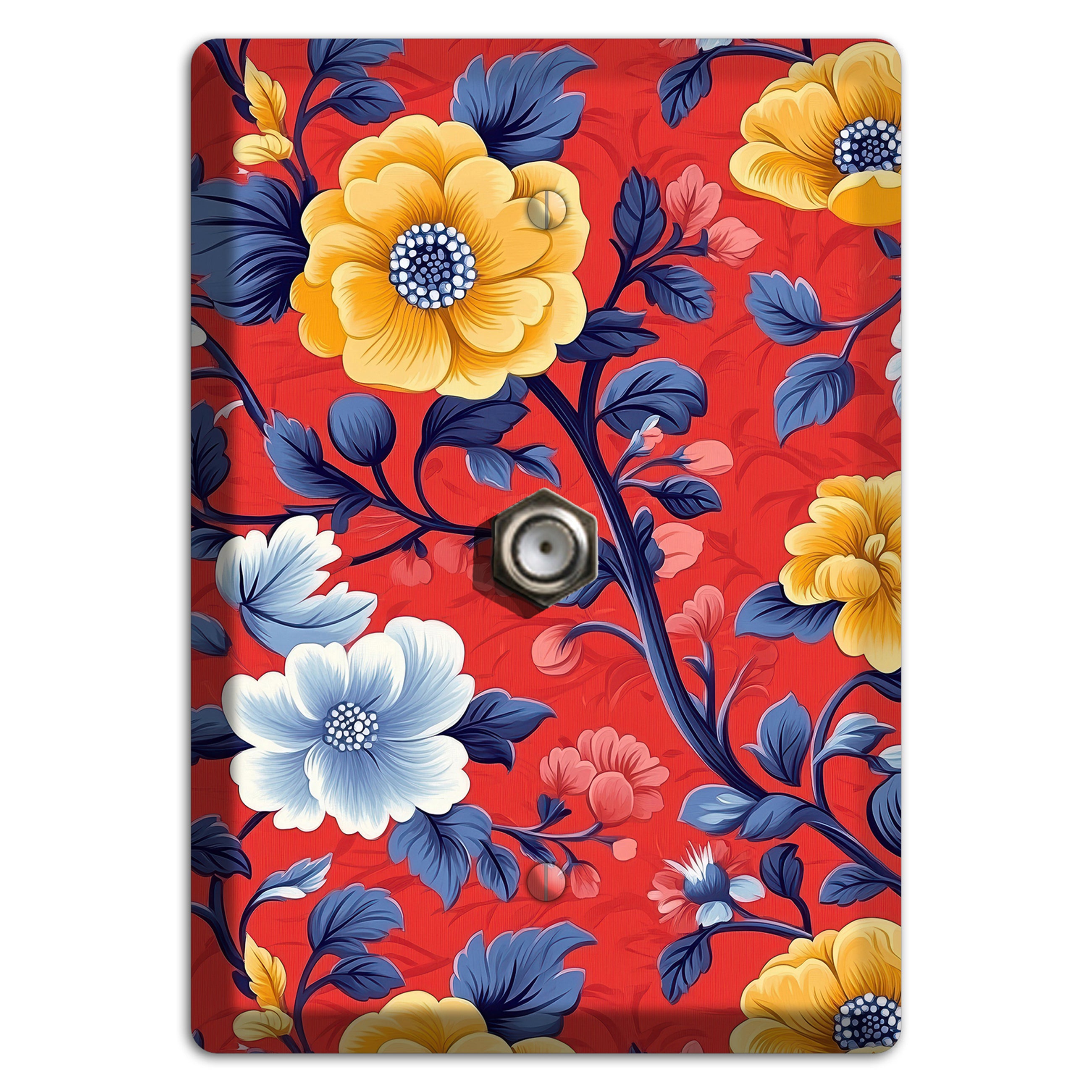 Scarlet Garden Reverie Cable Wallplate