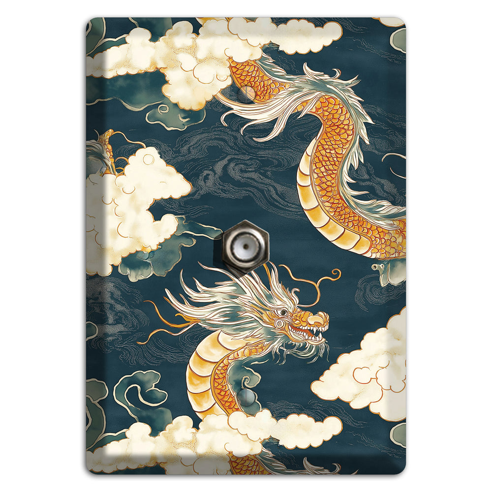 Celestial Serpent Sky Cable Wallplate