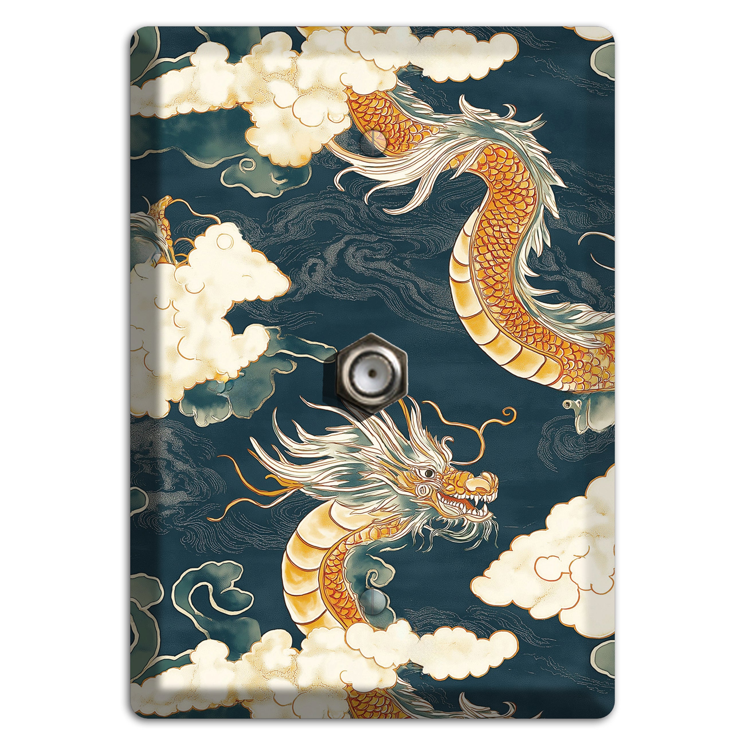 Celestial Serpent Sky Cable Wallplate