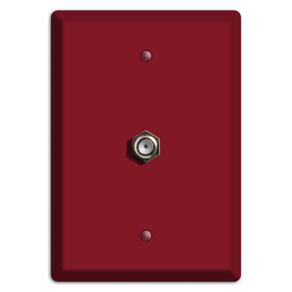 Baxter Burgundy Wine Cable Wallplate