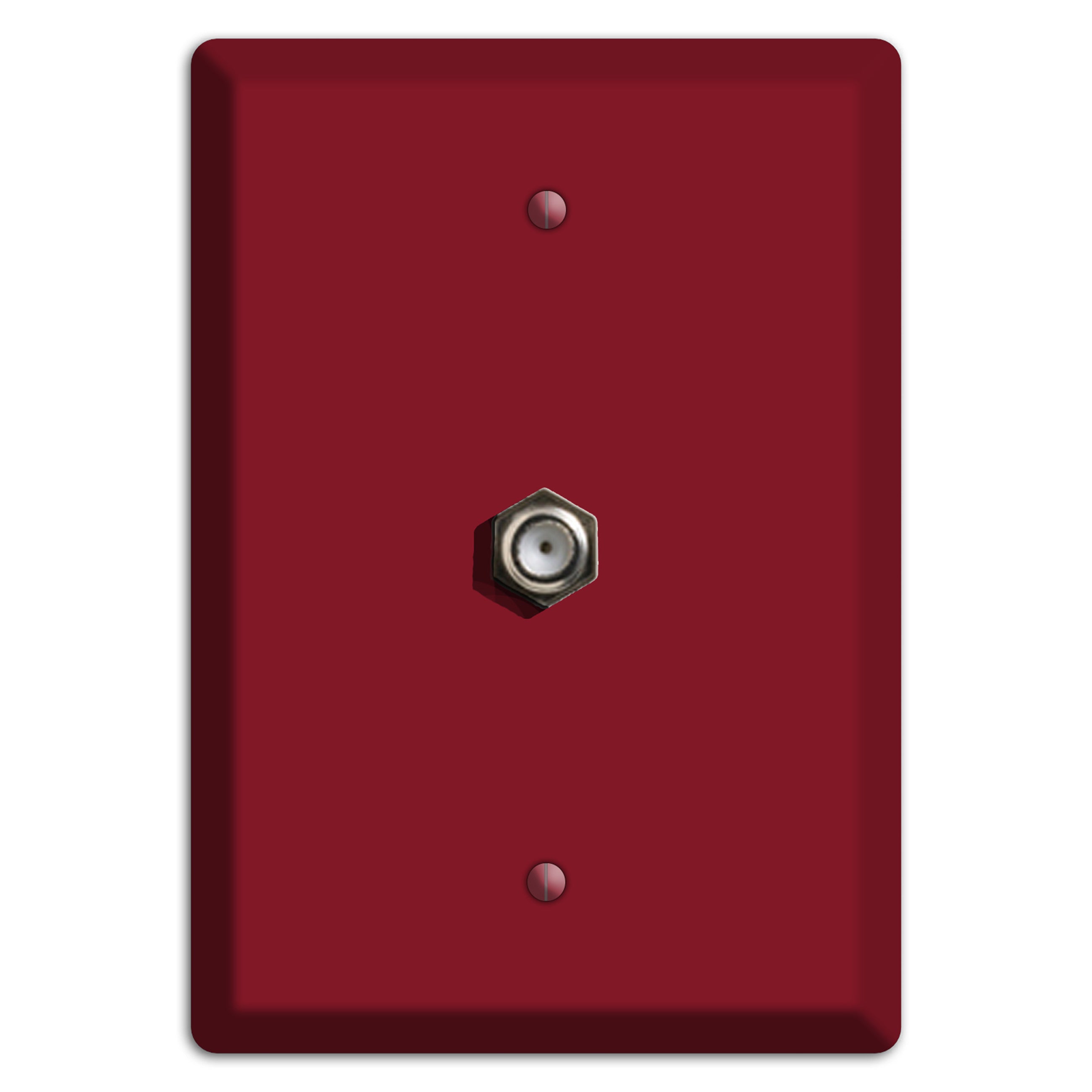 Baxter Burgundy Wine Cable Wallplate