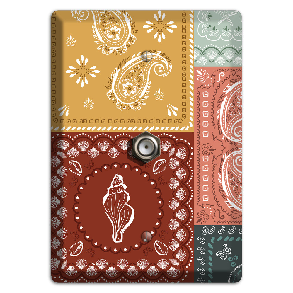 Patchwork Shore Reverie Cable Wallplate
