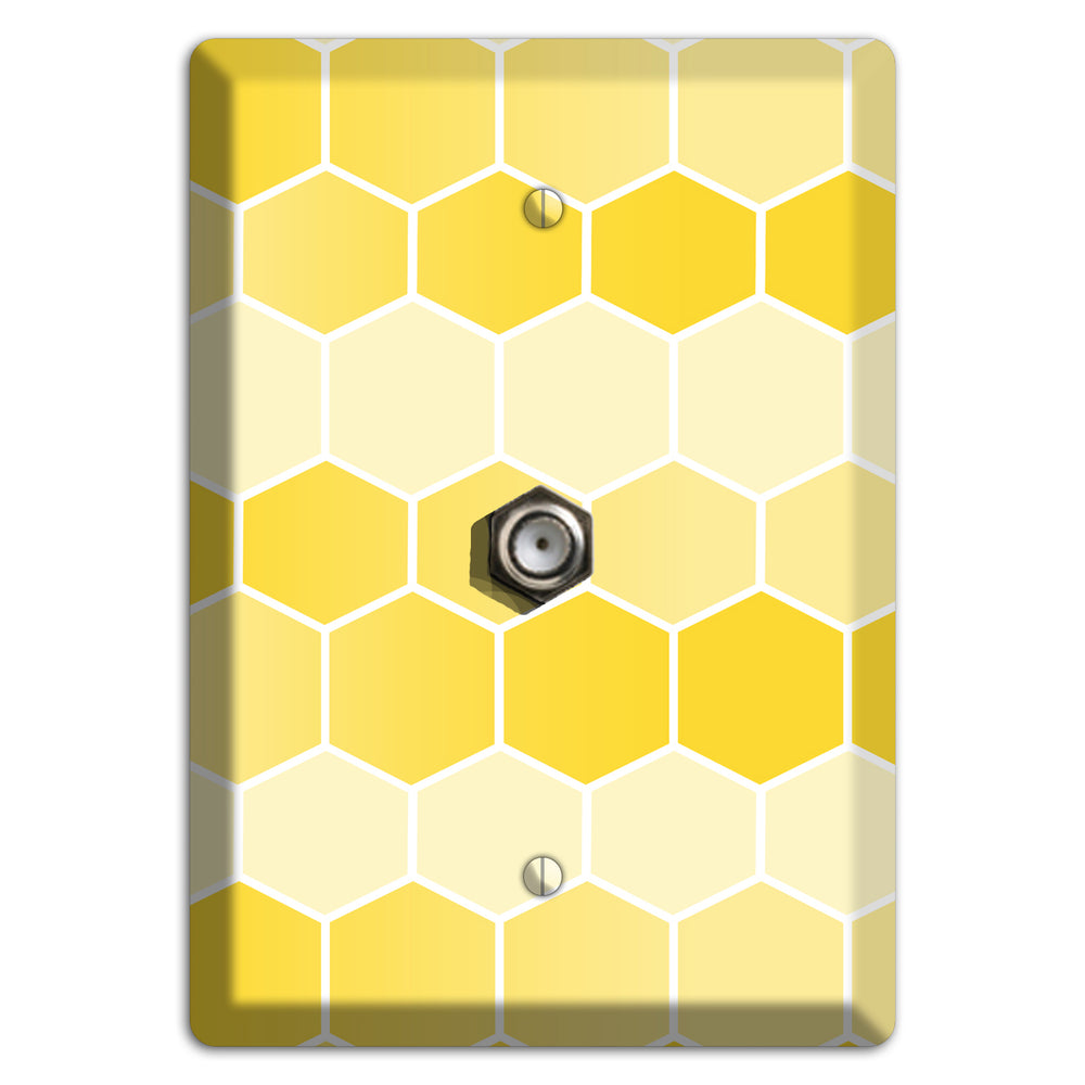Golden Comb Drift Cable Wallplate